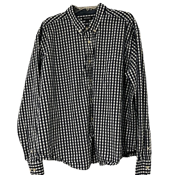 mix & ny Other - MIX & NY long sleeve button down shirt checkered XXL